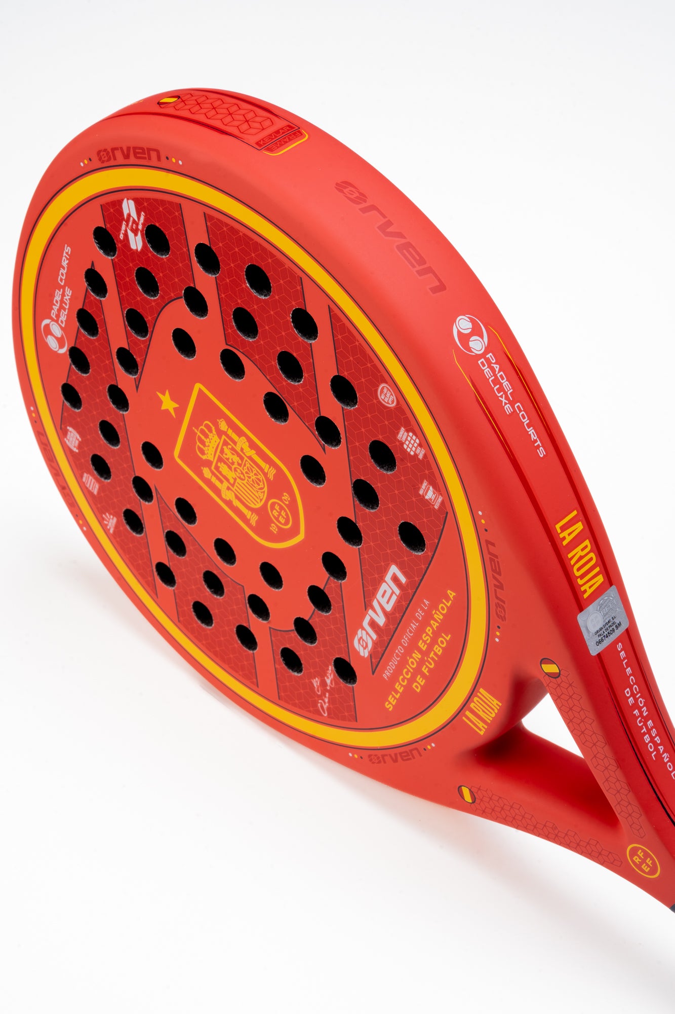 Orven Spanish Soccer Team Padel Racket - Red