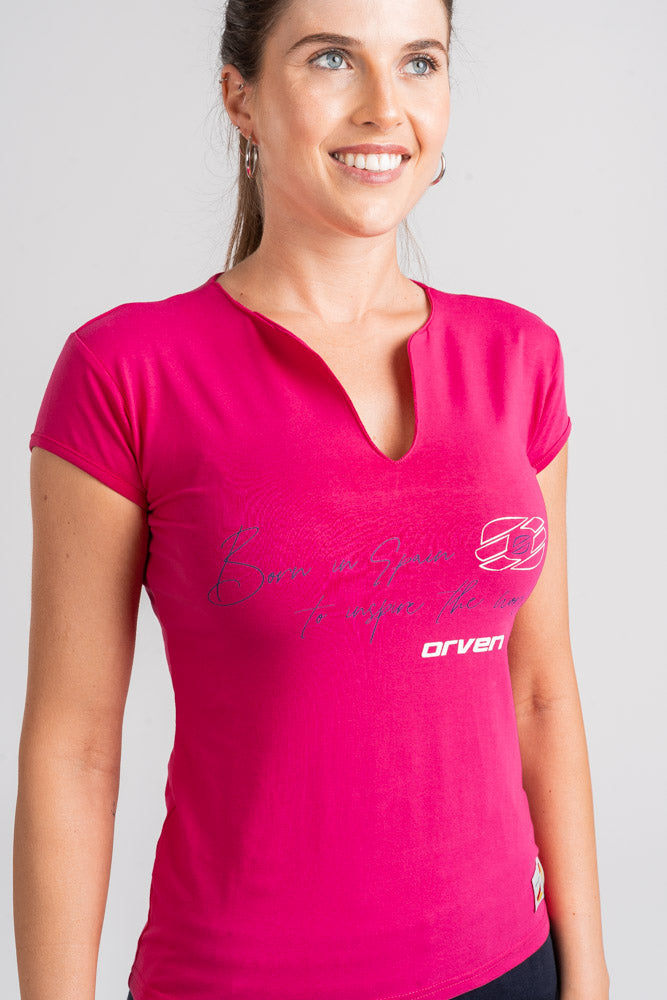 Camiseta de Algodón Rosette - Orven Sport 