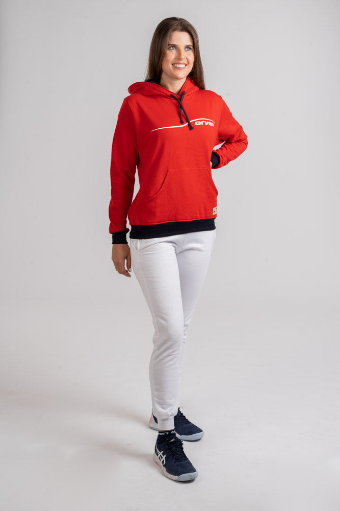 Sudadera con Capucha Player Roja - Orven Sport 