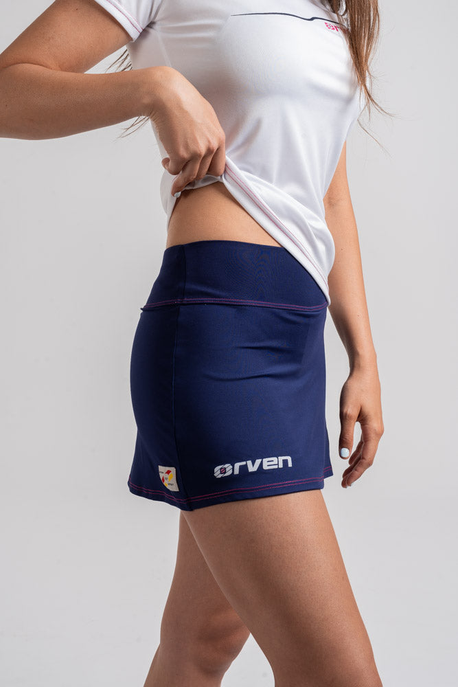 Falda Player Marino/ Rosa - Orven Sport 