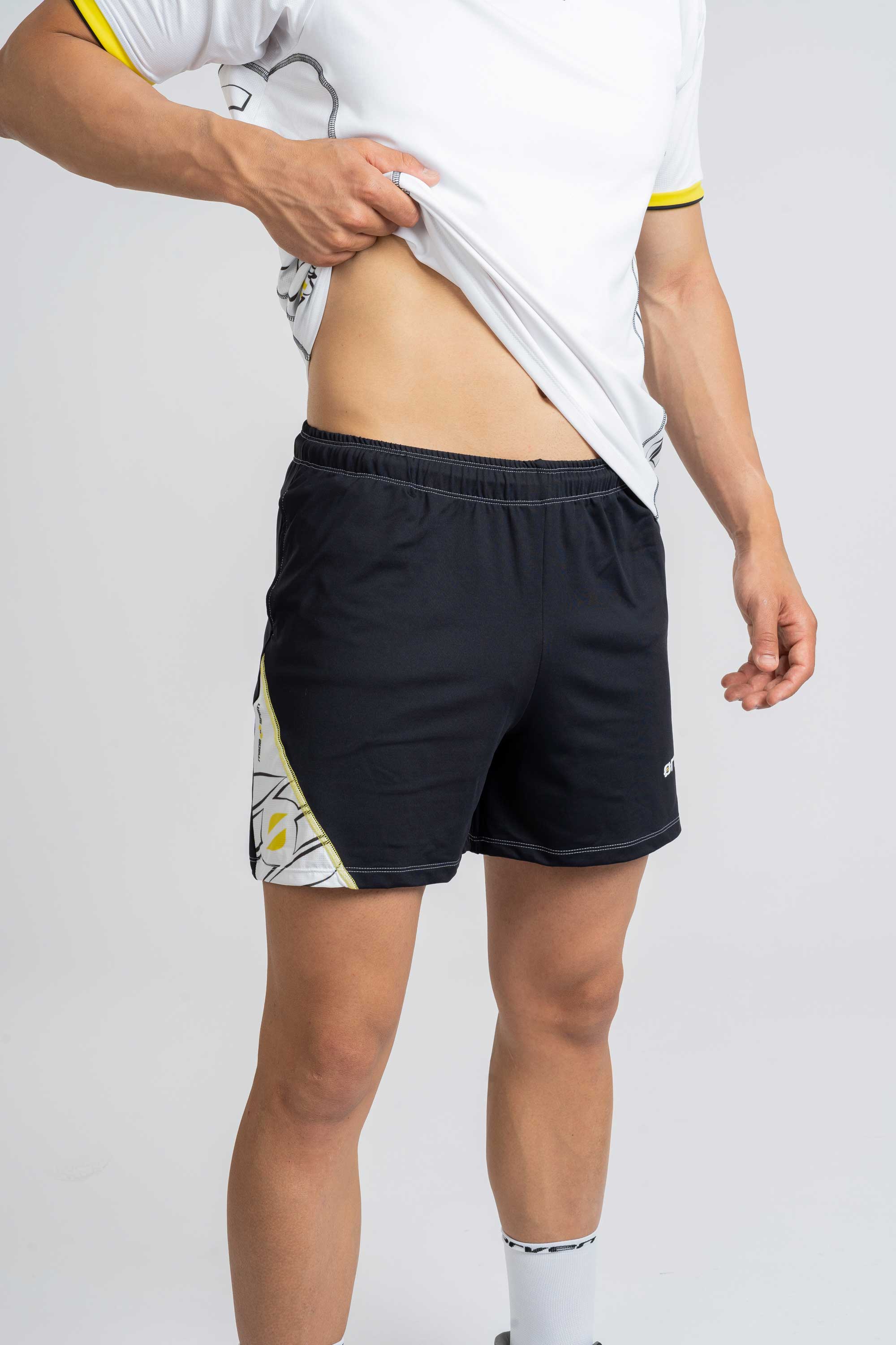 Pantalones Colección Negro/ Amarillo - Orven Sport