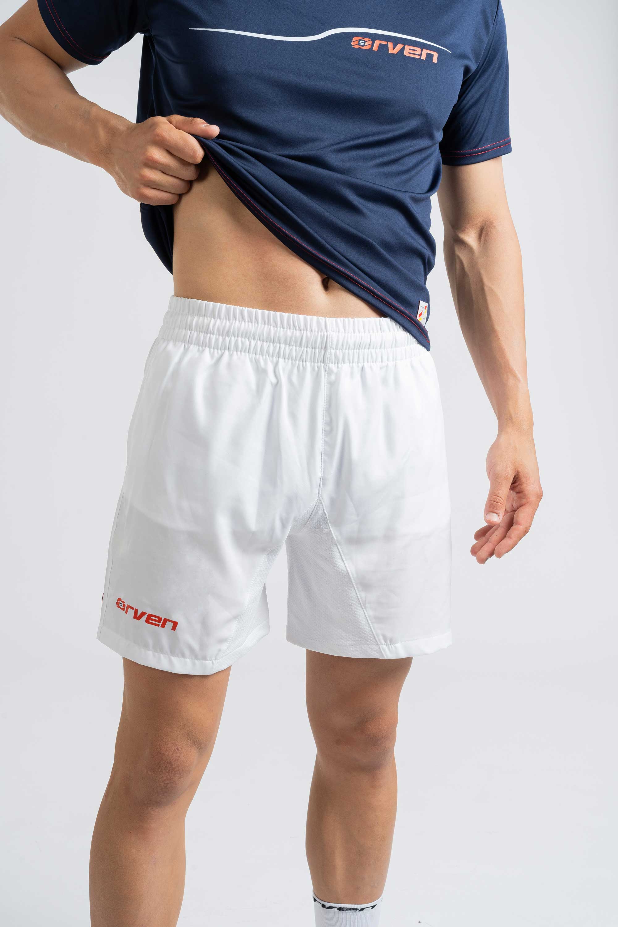 Pantalón Player Blanco/ Rojo - Orven Sport