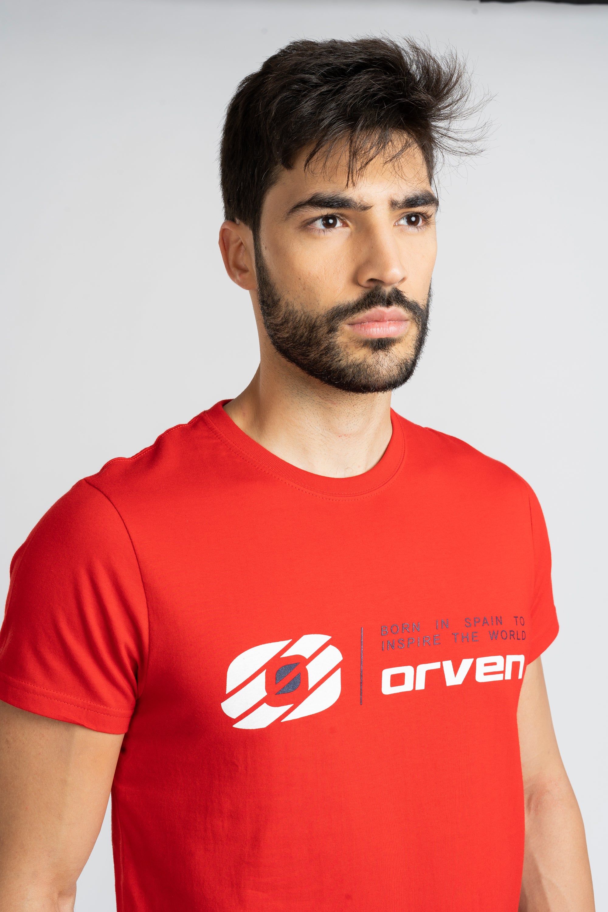 Camiseta de Algodón Roja - Orven Sport 