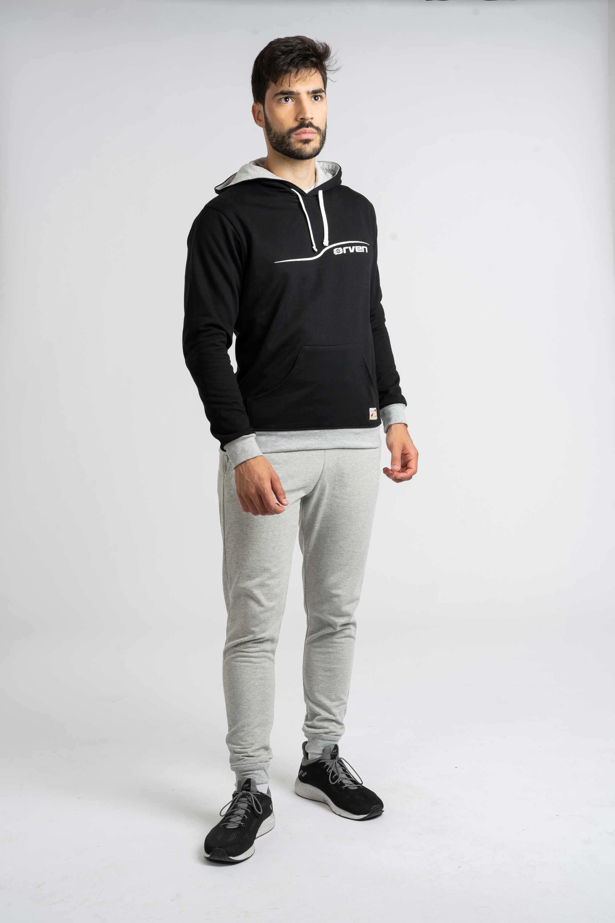 Sudadera con capucha Player Negra - Orven Sport