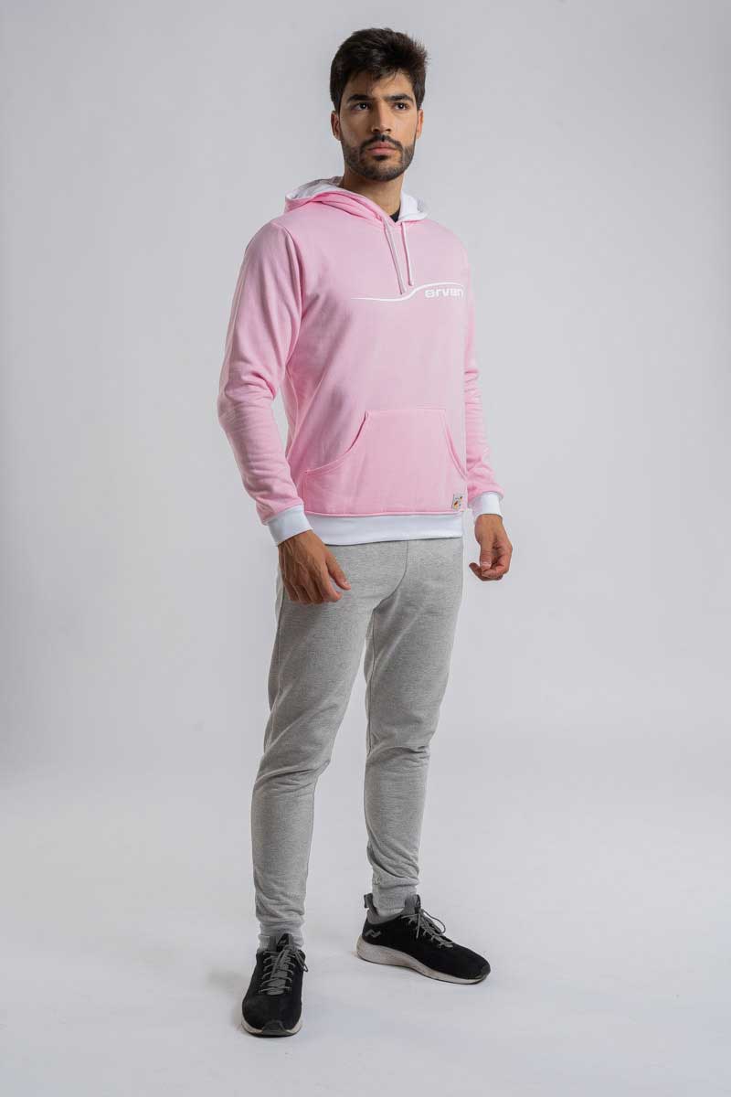 Sudadera Con Capucha Player Rosa - Orven Sport