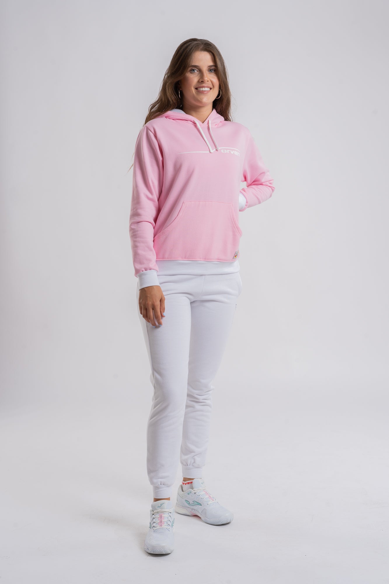 Sudadera Con Capucha Player Rosa - Orven Sport 