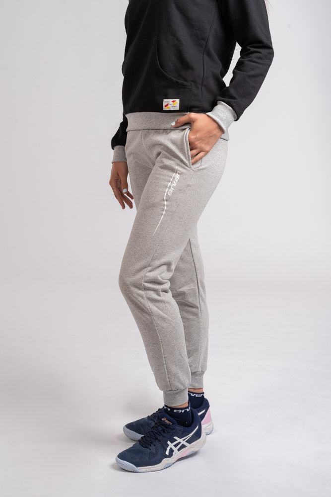 Pantalón Largo Player Gris Jaspeado - Orven Sport 