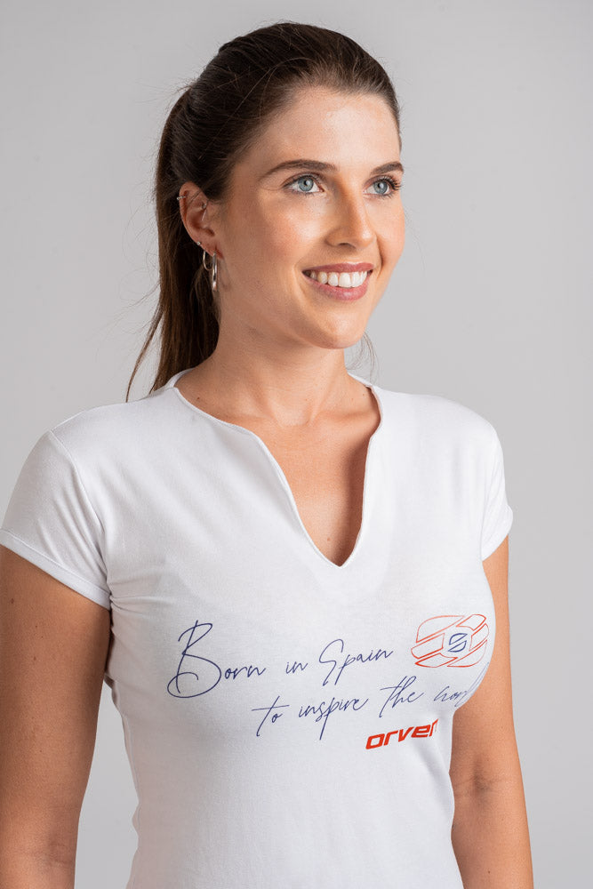 Camiseta de Algodón Blanca - Orven Sport 