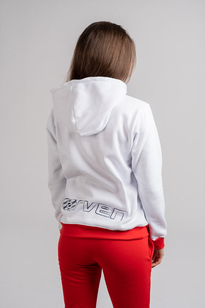 Sudadera Con Capucha Player Blanca - Orven Sport 