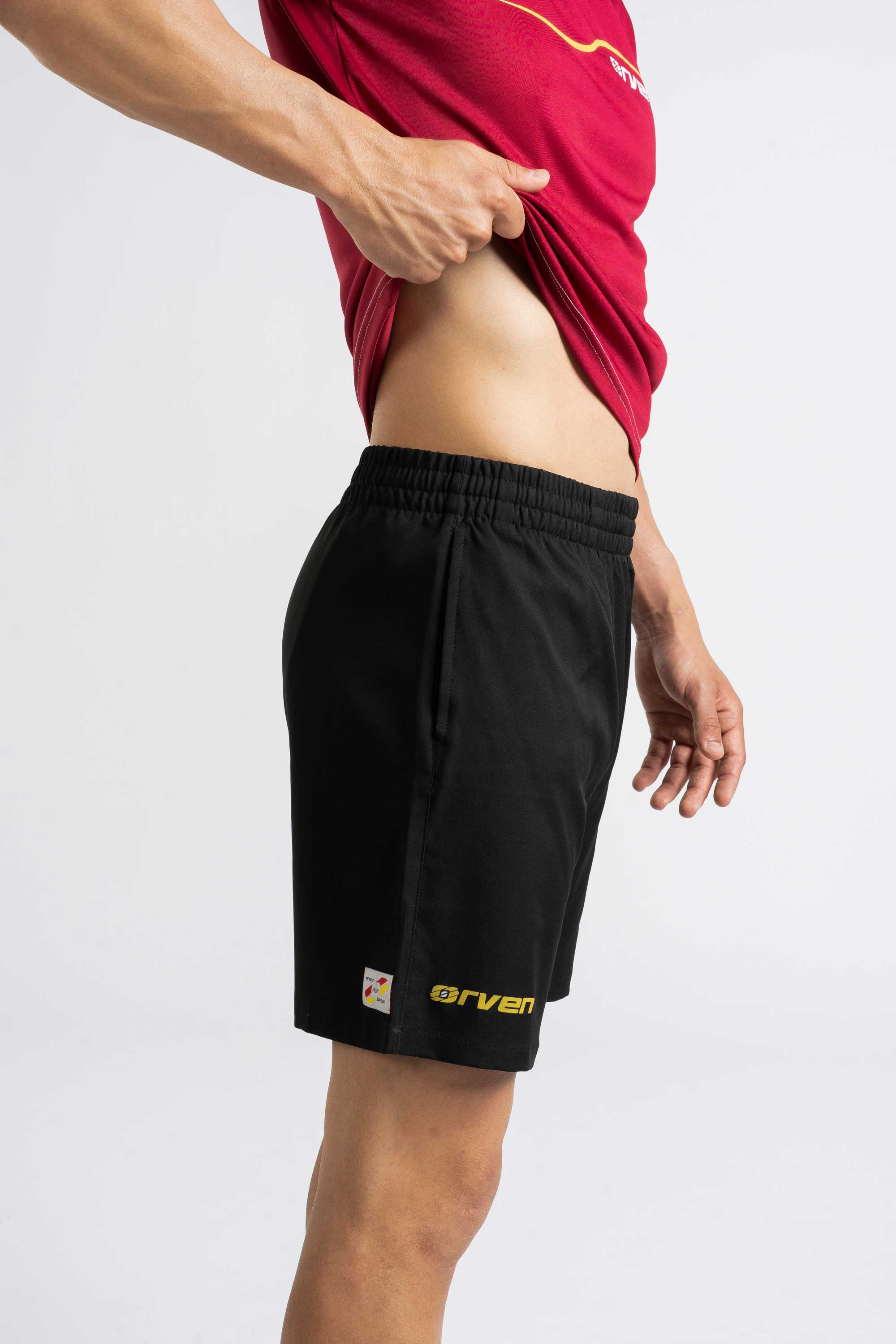 Pantalón Player Negro/ Amarillo - Orven Sport 