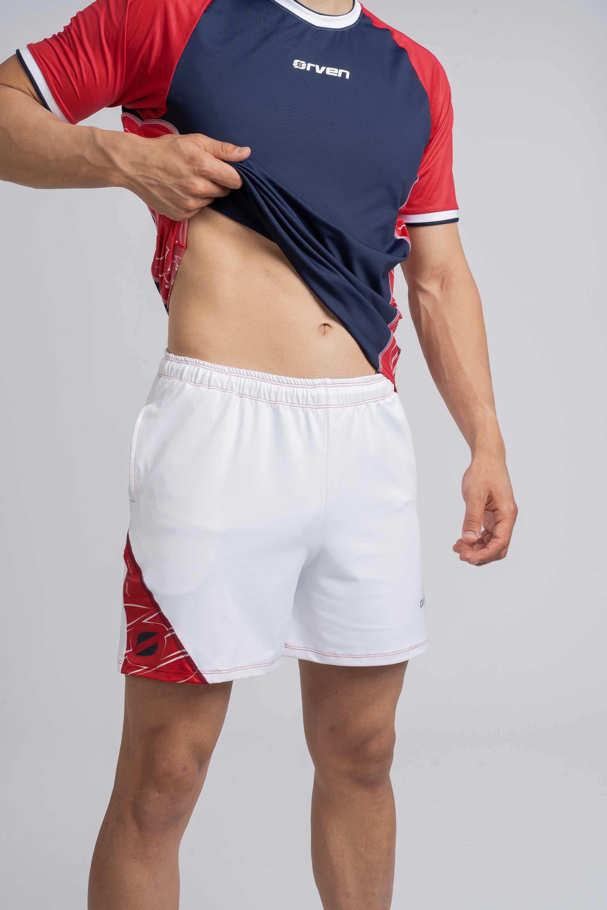 Pantalón Colección Blanco/ Rojo - Orven Sport 