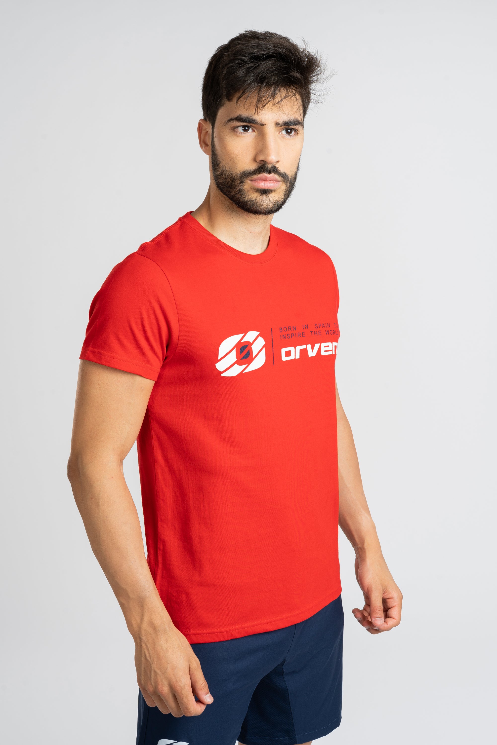 Camiseta de Algodón Roja - Orven Sport 