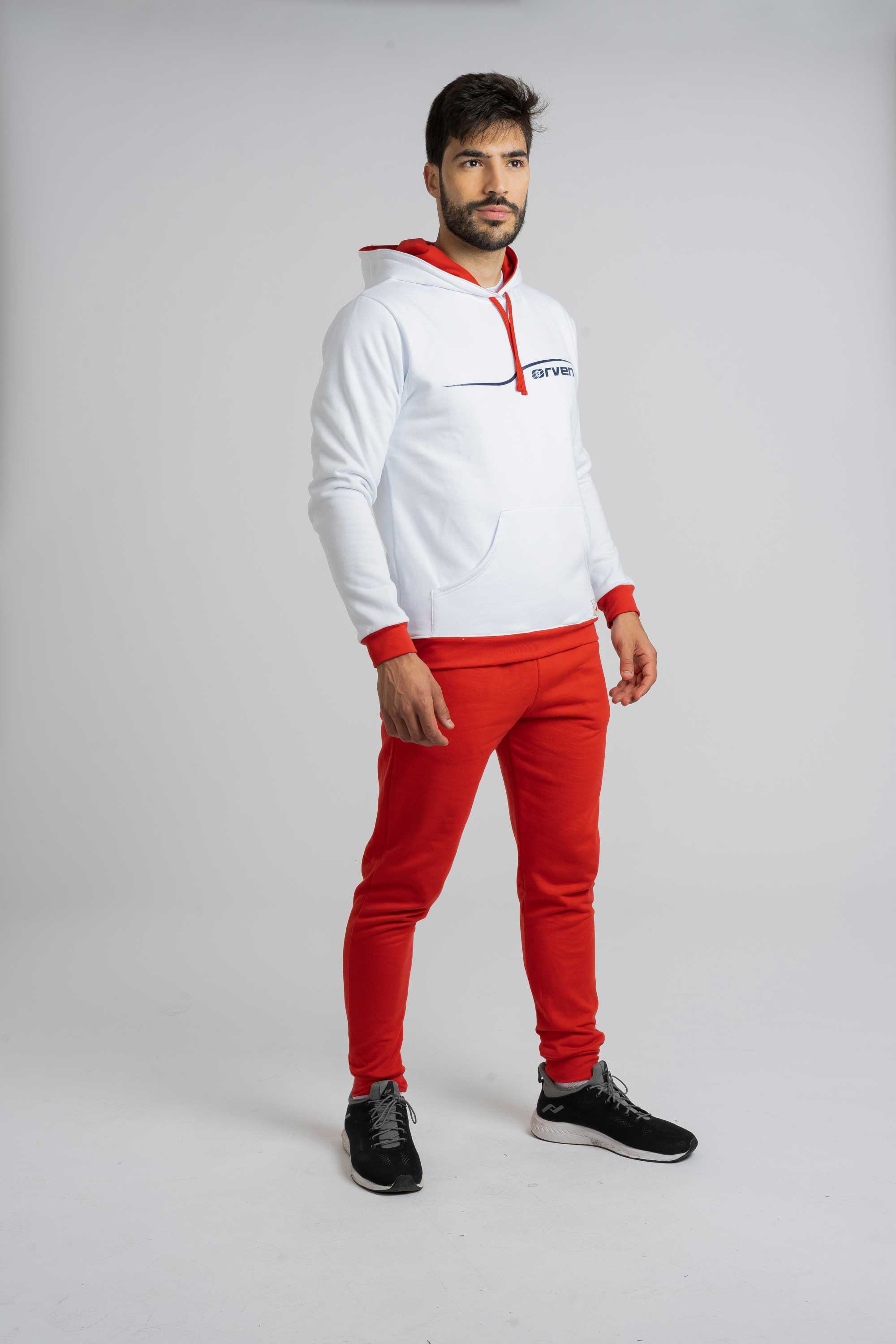 Sudadera con Capucha Player Blanca - Orven Sport 