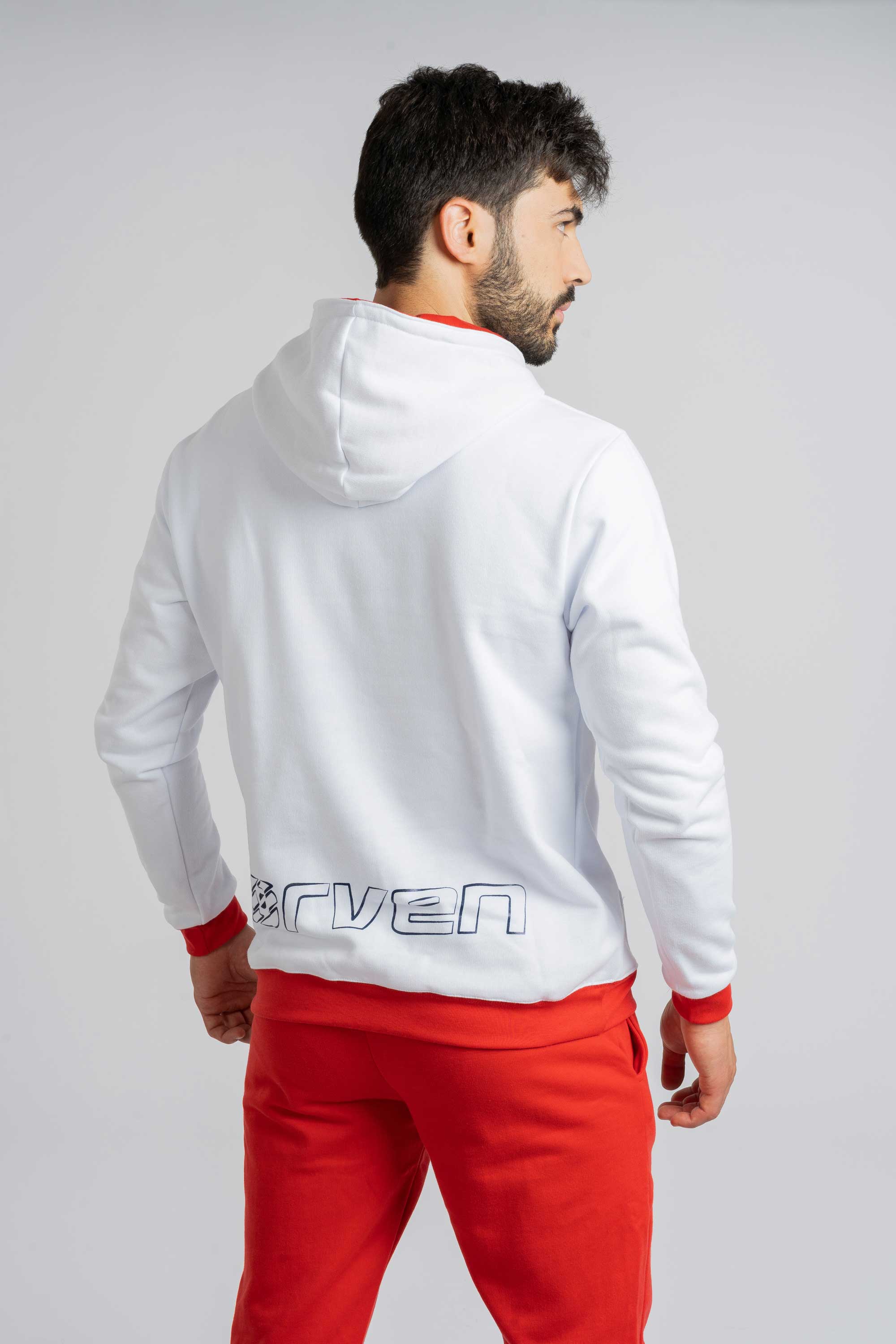 Sudadera con Capucha Player Blanca - Orven Sport 