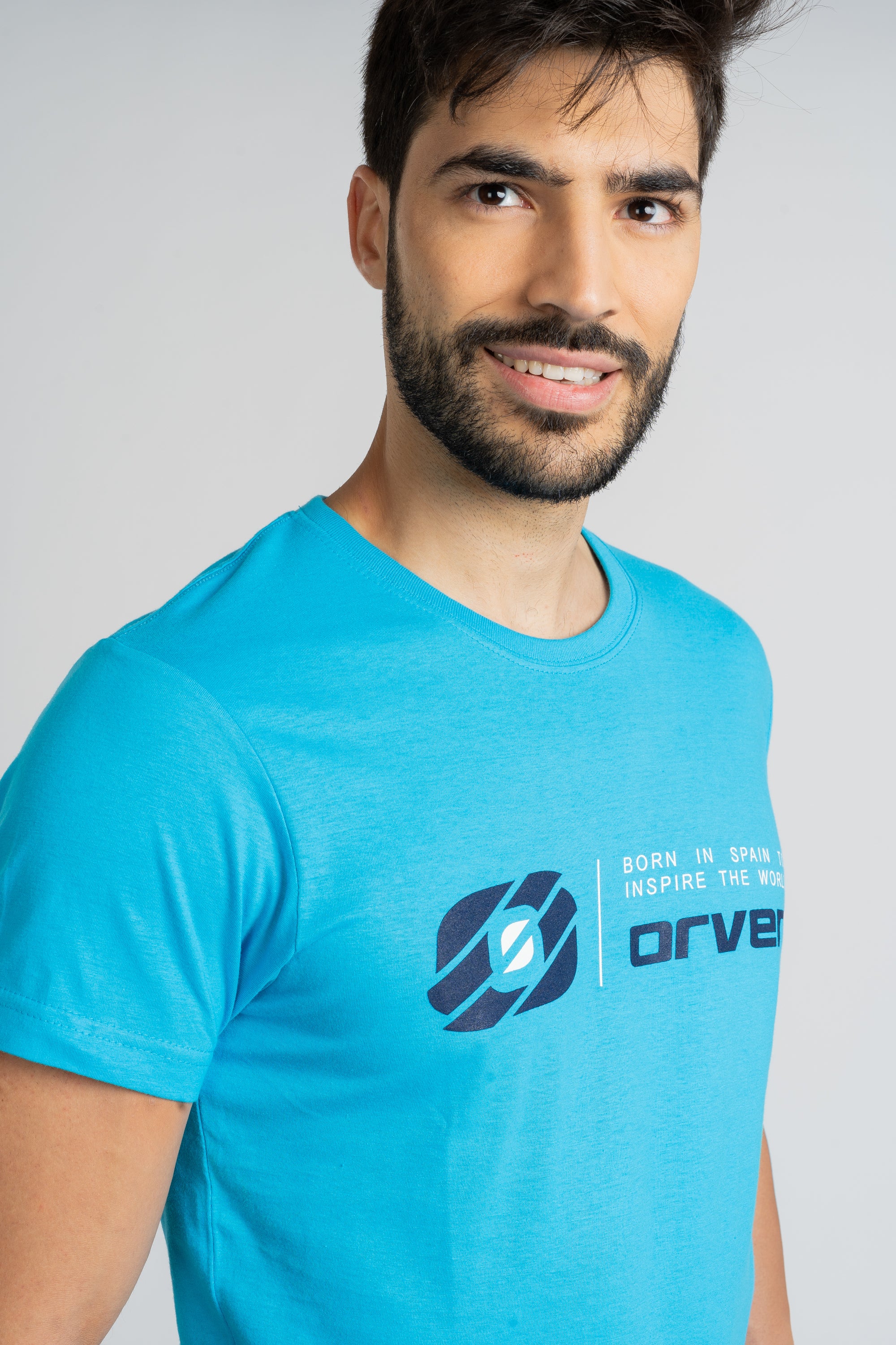 Camiseta de Algodón Turquesa - Orven Sport 