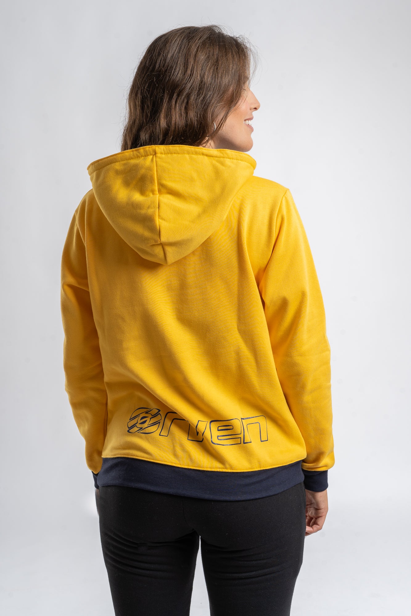 Sudadera con Capucha Player Amarilla - Orven Sport 